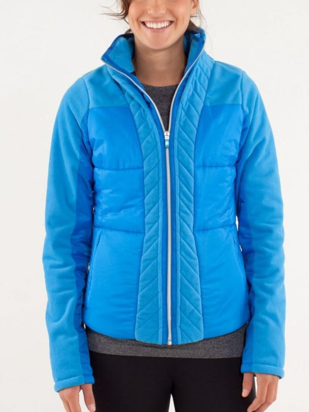 Lululemon Athletica Women's St Moritz Jacket in Beaming Blue Size 12